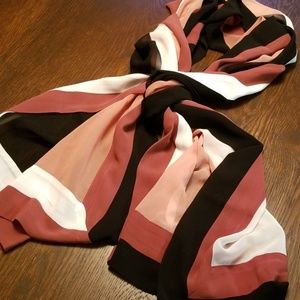 WHBM Color Block Scarf